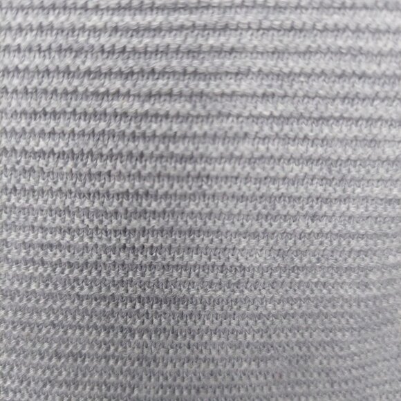 Banana Republic Men's Tipped Supima Cotton Button Cardigan Large Med Grey Pocket - Picture 4 of 11